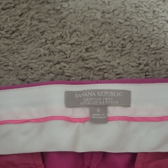Banana Republic Fuchsia Hampton Pants - Picture 2 of 3